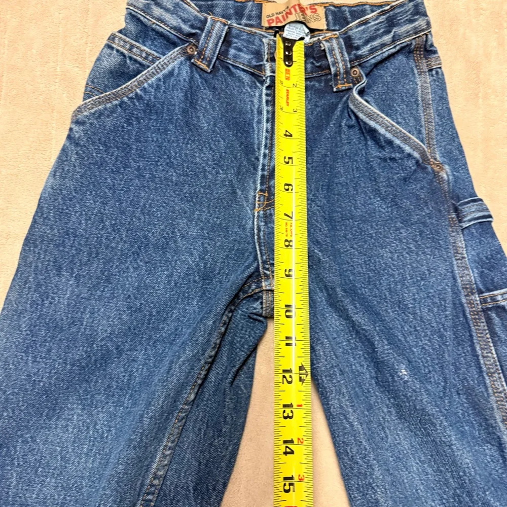 Boys Vintage Old Navy Painter's Jeans Size 8 Blue